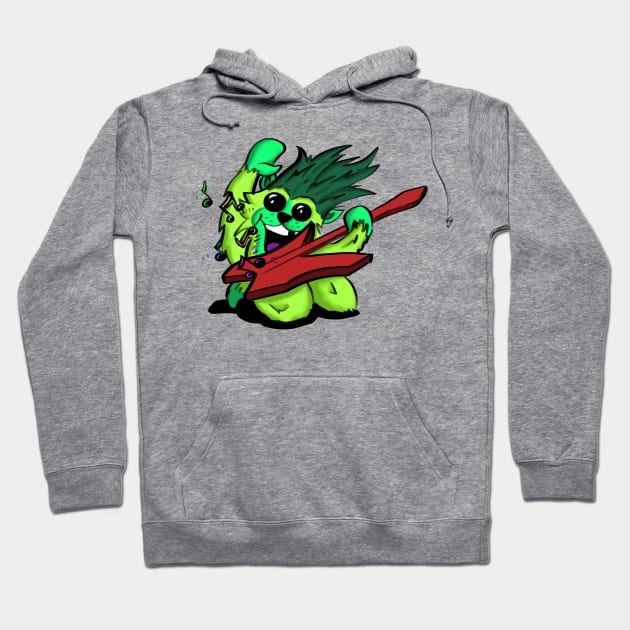 Rock and Roll Monster Hoodie by skrbly